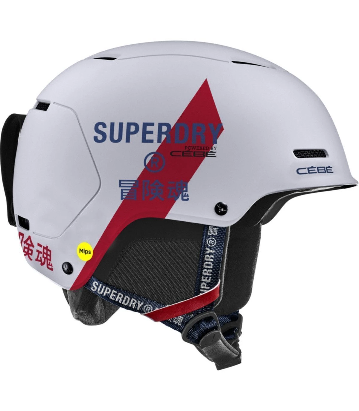 Cébé POW MIPS X SUPERDRY WHITE MATTE 1 Cébé POW MIPS X SUPERDRY WHITE MATTE